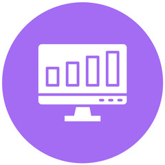 Statistics Vector Icon Design Illustration