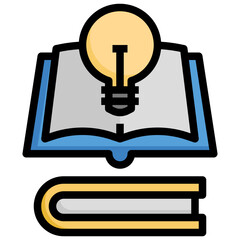 learning filled outline icon,linear,outline,graphic,illustration