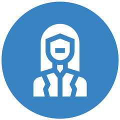 Female Vector Icon Design Illustration