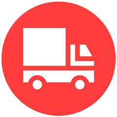 Cargo Delivery Tr Vector Icon Design Illustration