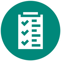 Checklist Vector Icon Design Illustration