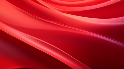 Abstract colored macro background, created with curved red paper sheets. Curved lines and shapes and soft vivid colors