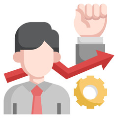 motivation filled outline icon,linear,outline,graphic,illustration