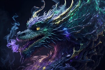 Ethereal Dragon, A Smoke Art Masterpiece