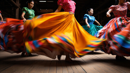 Fototapeta na wymiar the spanish dance in seville
