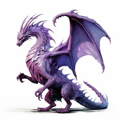 Obraz premium purpel dragon