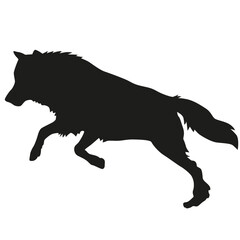wolf silhouette