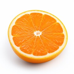 One orange slice, AI generated Image