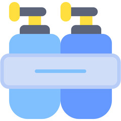 Fototapeta premium Vector Icon Oxygen, Cylinder, Oxygen Tank, Healthcare, Inhalator, Medical