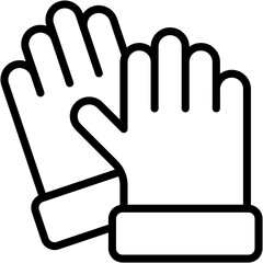 Vector Icon Gloves, Latex, Rubber, Equipment, Protection, Cleaning