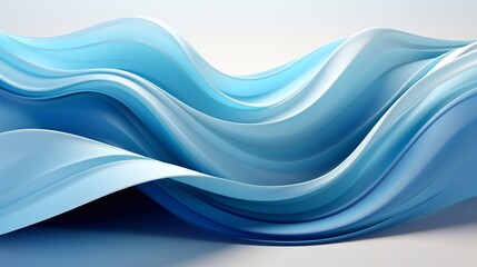 Captivating Chromatic Waves Blue Abstract Background Designed with Generative AI