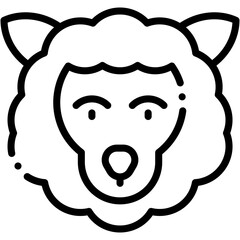 Vector Icon Sheep, Mammal, Animal, Wildlife, Animal Kingdom, Zoo