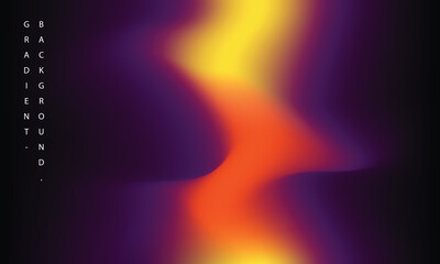 Colorful, fluid, and wavy gradient mesh on dark background. Modern and dynamic colour gradation backdrop design for poster, banner, landing page, magazine, cover, or presentation page.	