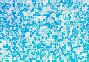 Fototapeta premium 青いタイル背景素材