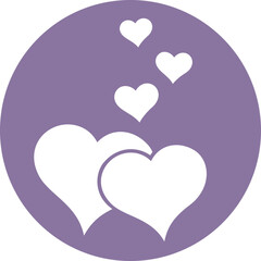 Boho Herz mit transparentem Hintergrund 