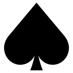 poker card symbol spade png - obrazy, fototapety, plakaty