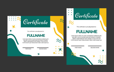 Modern Elegant Certificate Template