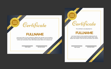 Modern Elegant Certificate Template