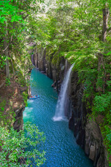 高千穂峡 日本の九州宮崎県の人気の観光地 Takachiho Gorge