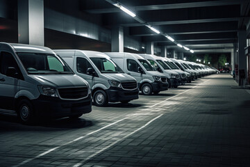 Experience the pinnacle of modern transportation with the van. This luxury van, showcasing the latest automotive technology, offers an unparalleled blend of style and performance - obrazy, fototapety, plakaty