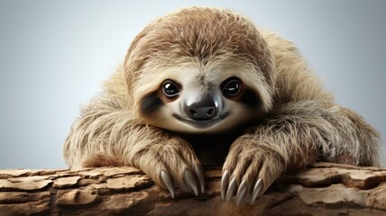 Naklejka premium A Sloth