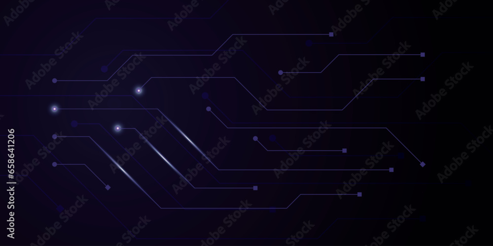 Poster abstract modern circuit board technology background
