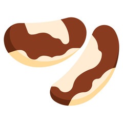brazil nut filled outline icon,linear,outline,graphic,illustration
