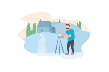 Photographer Illustration
