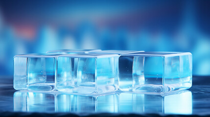 Ice blue background with space for copy space