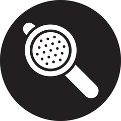 strainer glyph icon