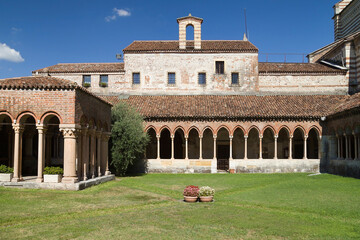 Cloister of San Zeno Maggiore in Verona - 658645047