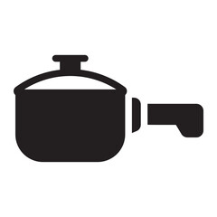saucepan glyph icon