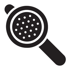 strainer glyph icon