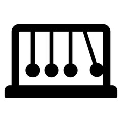 newton cardle glyph icon