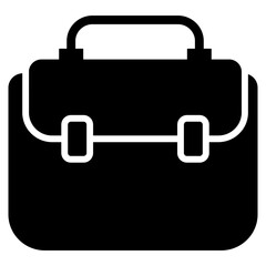 briefcase glyph icon