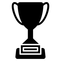 trophy glyph icon