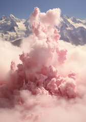 Fantastical Sky Explosion: A Dreamlike Cloudscape,clouds in the sky