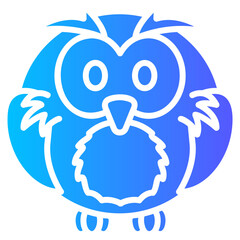owl gradient icon