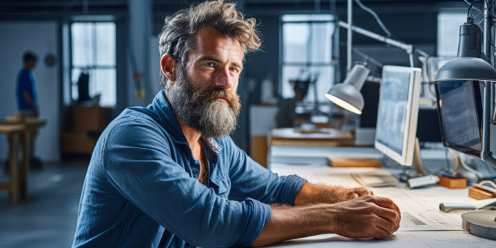 Crafting Precision: Portrait of a Drafter at Work