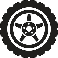 Obraz premium Tire icon Wheel Repair line icons set. linear style symbols sign pack. Tire repair service vector graphics. 