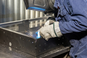 Russia. Saint-Petersburg. Production of industrial furniture at the factory.