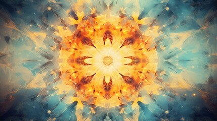 Abstract Background Concept Of Kaleidoscopic Dreams