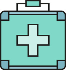Fototapeta premium First Aid Kit Icon 