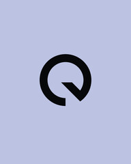 black letter image symbol vector illustration logo design