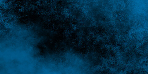 Blue sky with black background and blurred pattern background. Abstract watercolor Blue and black gradient background. Two-color gradient. Modern social media post background