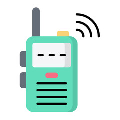 Walkie Talkie Flat Icon