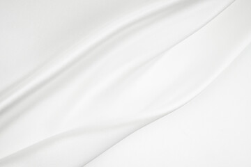 White fabric texture for background and design.