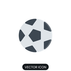 Obraz premium Football icon of color style design vector isolated background white