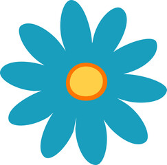 Bright Colorful Flower