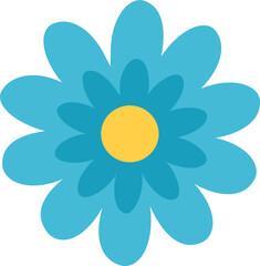 Bright Colorful Flower